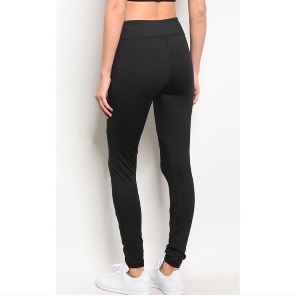 S Left 🆕 Mesh Panel Workout Leggings - Picture 4 of 8